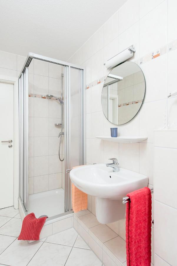 Haus Duenenglueck Whg. 23, Teilseesicht Cuxhaven Exteriér fotografie